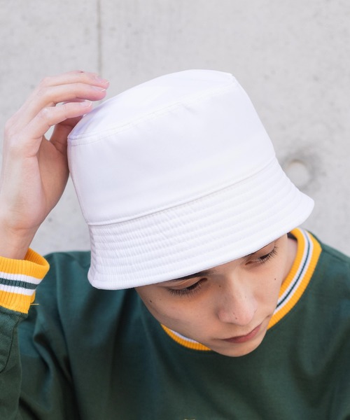 WEGO（ウィゴー）の「WEGO/ナイロンバケットハット（ハット・メンズ・ホワイト/ブラック/ブルー・FREE）」の9枚目の写真