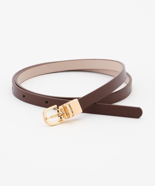 MISCH MASCH（ミッシュマッシュ）の「リバーシブルベルト（ベルト・レディース・ブラウン/ブラック・FREE）」の2枚目の写真
