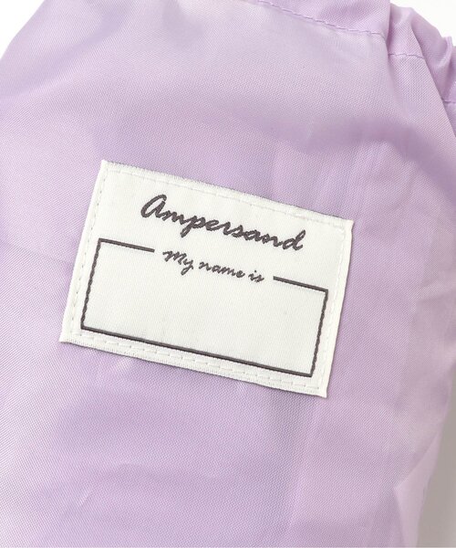 Ampersand(アンパサンド)の「フリルレインコート(レインコート/ポンチョ・キッズ・ピンク/ラベンダー・100/110/120/130/140)」の15枚目の写真