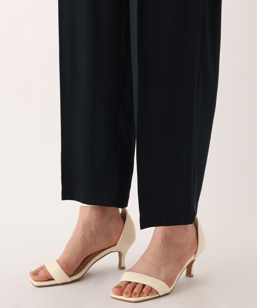 OPAQUE.CLIP（オペークドットクリップ）の「◆【Cafissi】ドレープツイル マリンボタンデザインパンツ（その他パンツ・レディース・黄緑系/ダークネイビー/ブルー・40/36/38/34/42）」の8枚目の写真