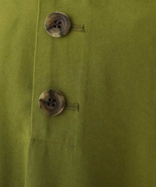 OPAQUE.CLIP（オペークドットクリップ）の「◆【Cafissi】ドレープツイル マリンボタンデザインパンツ（その他パンツ・レディース・黄緑系/ダークネイビー/ブルー・40/36/38/34/42）」の10枚目の写真