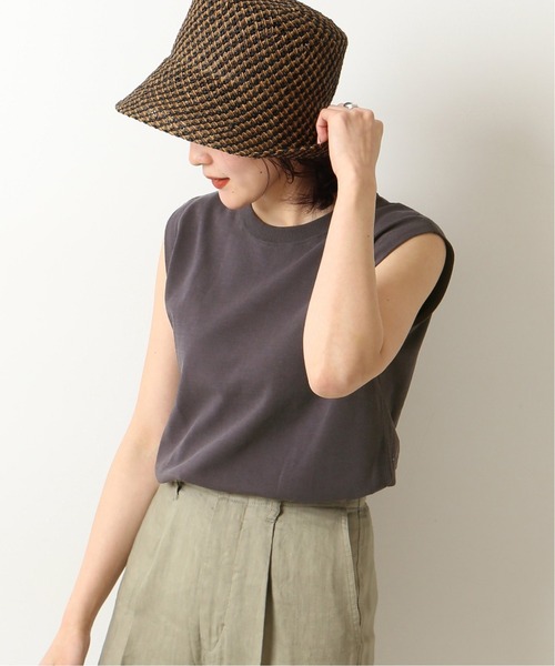 Spick & Span(スピックアンドスパン)の「ICECOTTON スリーブレスプルオーバー(ニット/セーター・レディース・ホワイト/チャコールグレー/ブラウン・FREE)」の11枚目の写真