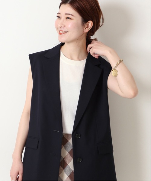 Spick & Span(スピックアンドスパン)の「ICECOTTON スリーブレスプルオーバー(ニット/セーター・レディース・ホワイト/チャコールグレー/ブラウン・FREE)」の20枚目の写真