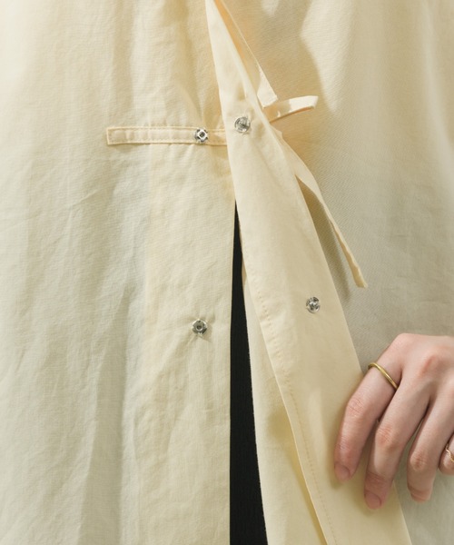 NEUNA（ヌナ）の「【コットン100％で通気性◎】スナップボタンリボン