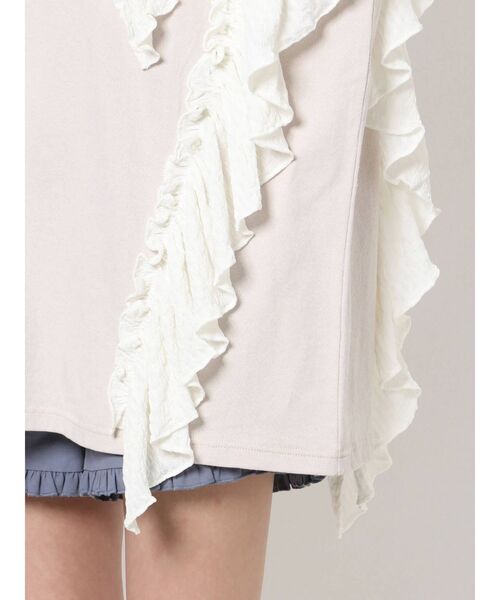 merry jenny（メリージェニー）の「frill frillチュニックワンピース（チュニック・レディース・ブラック/オフホワイト/アイボリー・FREE）」の15枚目の写真