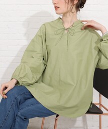 SHOO・LA・RUE | リボン付きチュニックブラウス(シャツ/ブラウス)