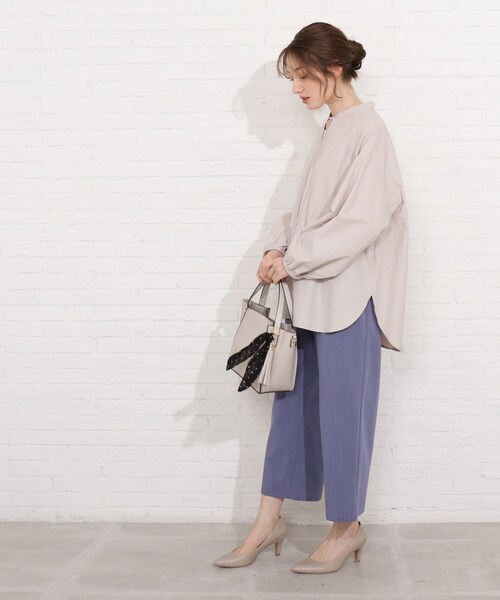 SHOO・LA・RUE（シューラルー）の「◆リボン付きチュニックブラウス（シャツ/ブラウス・レディース・カーキ/ベージュ・00）」の13枚目の写真