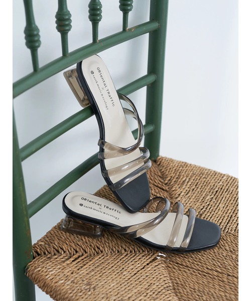 ORiental TRaffic(オリエンタルトラフィック)の「ORiental TRaffic クリアサンダル(サンダル・レディース・クリア/ブラック/ブラウン・S/L/M)」の9枚目の写真