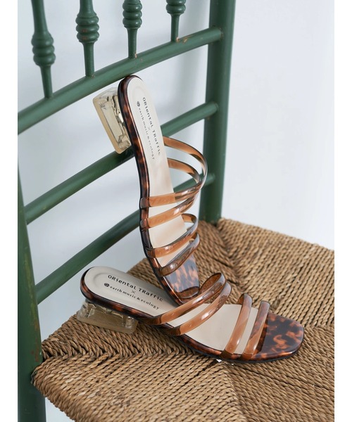 ORiental TRaffic(オリエンタルトラフィック)の「ORiental TRaffic クリアサンダル(サンダル・レディース・クリア/ブラック/ブラウン・S/L/M)」の10枚目の写真