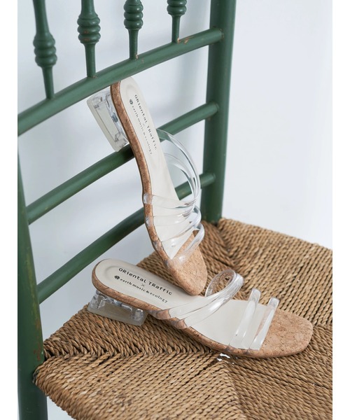 ORiental TRaffic(オリエンタルトラフィック)の「ORiental TRaffic クリアサンダル(サンダル・レディース・クリア/ブラック/ブラウン・S/L/M)」の11枚目の写真