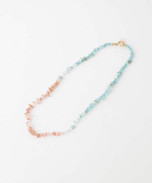 F by ROSSO(エフバイロッソ)の「F by ROSSO 天然石MIXネックレス(ネックレス・レディース・その他1・-)」の4枚目の写真