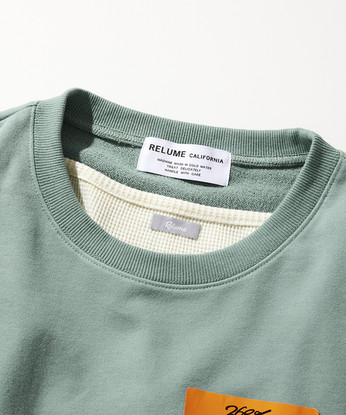 JOURNAL STANDARD relume（ジャーナルスタンダード　レリューム）の「《追加》CALIFORNIA ライト半袖スウェットTEEシャツ（Tシャツ/カットソー・メンズ・ブラック/ベージュ/サックスブルー/ピンク/グリーン/ナチュラル・MEDIUM/LARGE）」の19枚目の写真