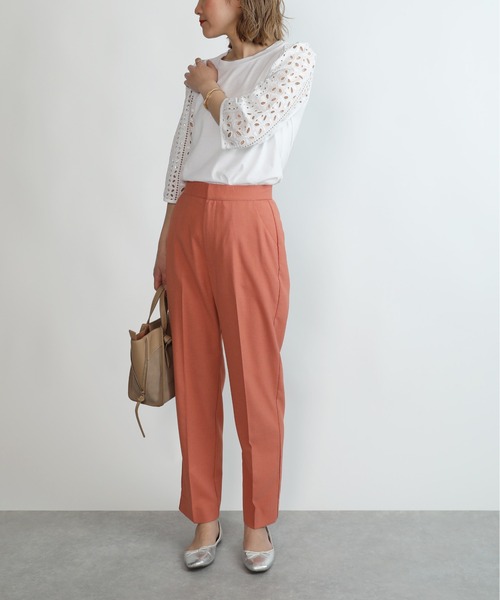 PICCIN（ピッチン）の「オックスイージーケアパンツ（その他パンツ・レディース・ブラック/ベージュ/ピンク・S/M）」の7枚目の写真