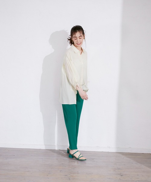 INED CLARO（イネドクラロ）の「リボンスリーブブラウス（シャツ/ブラウス・レディース・ブラック/ブルー/アイボリー・フリー）」の10枚目の写真