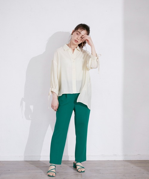 INED CLARO（イネドクラロ）の「リボンスリーブブラウス（シャツ/ブラウス・レディース・ブラック/ブルー/アイボリー・フリー）」の19枚目の写真