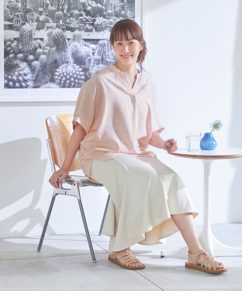 SHOO・LA・RUE（シューラルー）の「◆グルカサンダル（サンダル・レディース・オフホワイト/ベージュ/ブラック・35/45）」の10枚目の写真