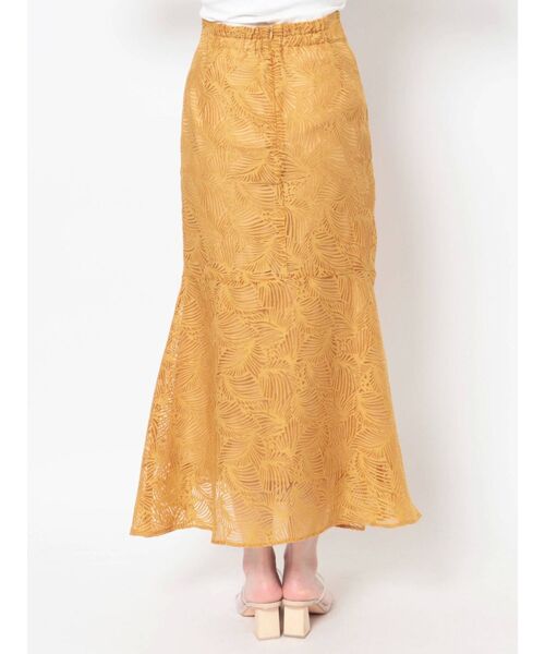 LAGUNAMOON（ラグナムーン）の「オパールリーフスカート（スカート・レディース・イエロー/ブルー・SMALL/MEDIUM）」の5枚目の写真