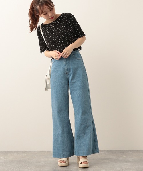 Heather(ヘザー)の「パイピングキャンバスショルダ- 285053(ショルダーバッグ・レディース・ブラック/アイボリー・ONE SIZE)」の21枚目の写真