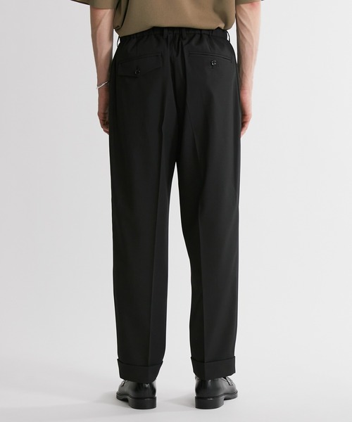 UNITED TOKYO DRY KERSEY テーパードパンツ　ブラック UNITED TOKYO DRY KERSEY テーパードパンツ ブラック