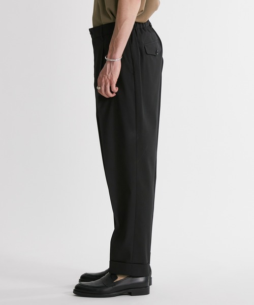 UNITED TOKYO DRY KERSEY テーパードパンツ　ブラック UNITED TOKYO DRY KERSEY テーパードパンツ ブラック
