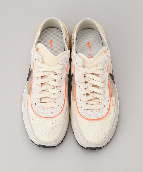 NIKE（ナイキ）の「【WEB限定】NIKE/ナイキ　ワッフルワン（スニーカー・レディース・オフホワイト/ブラウン・23.5cm/24.5cm/24.0cm）」の4枚目の写真