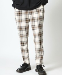 Loose Tapered Slacks/ルーズテーパードスラックス/センタープレス タックワイドパンツ