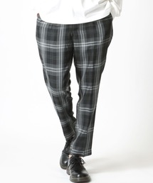 Loose Tapered Slacks/ルーズテーパードスラックス/センタープレス タックワイドパンツ