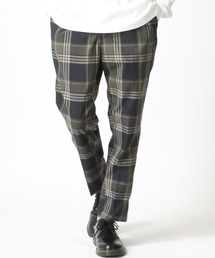 Loose Tapered Slacks/ルーズテーパードスラックス/センタープレス タックワイドパンツ