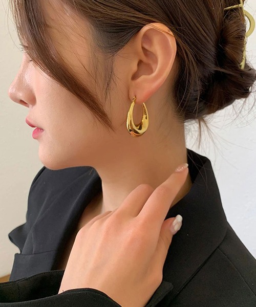 LUGG NAGG（ラグナグ）の「ステンレス製ピアス（ピアス（両耳用）・レディース・ゴールド/B/A/C/D/F/E/G・FREE）」の8枚目の写真
