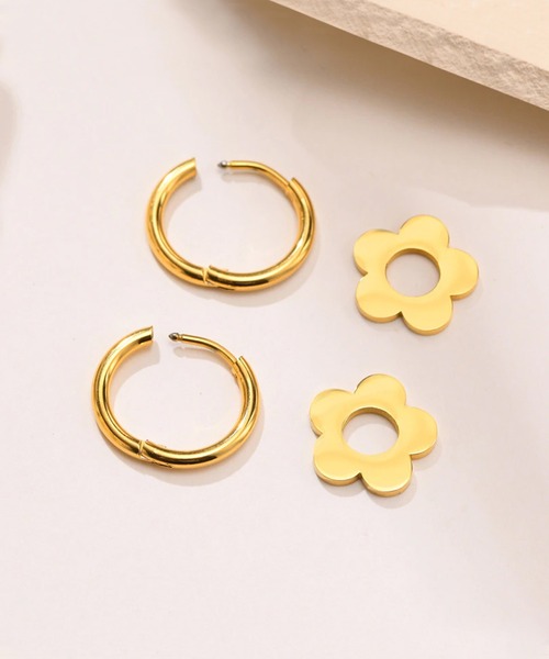 LUGG NAGG（ラグナグ）の「ステンレス製ピアス（ピアス（両耳用）・レディース・ゴールド/B/A/C/D/F/E/G・FREE）」の21枚目の写真