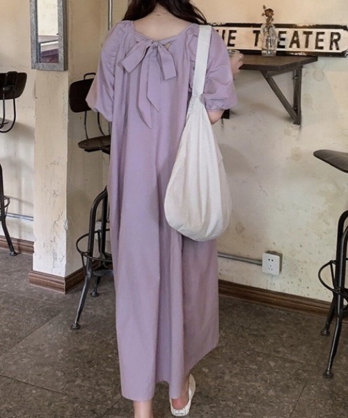 セール Yuga バックリボン Aラインワンピース ワンピース Dream Garden ドリームガーデン のファッション通販 Zozotown