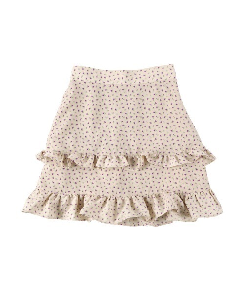 MIRO AMURETTE（ミロアミュレット）の「rose frill skirt/ローズフリルスカート（スカート・レディース・パープル/レッド・FREE）」の10枚目の写真