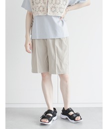 ehka sopo | 無地／チェックセンタープレスショートパンツ(その他パンツ)