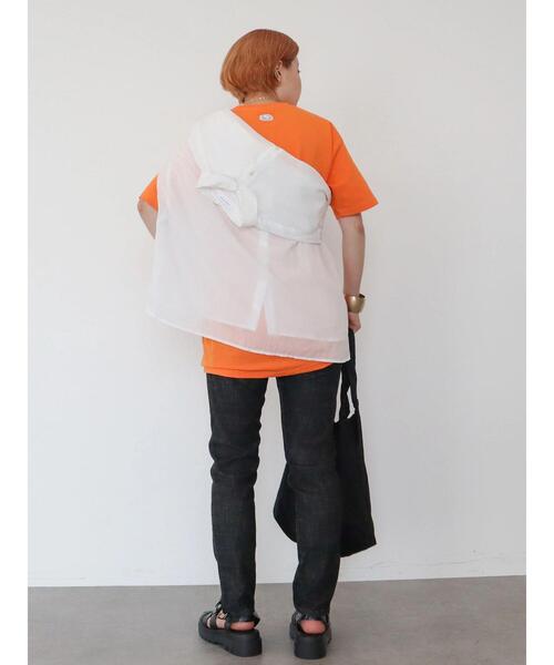 AMERICAN HOLIC（アメリカンホリック）の「【FRUIT OF THE LOOM】カレッジロゴTEE（Tシャツ/カットソー・レディース・ホワイト/ブラック/オレンジ/ミント/ベージュ・L/M）」の11枚目の写真