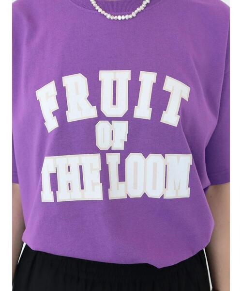 AMERICAN HOLIC（アメリカンホリック）の「【FRUIT OF THE LOOM】カレッジロゴTEE（Tシャツ/カットソー・レディース・ホワイト/ブラック/オレンジ/ミント/ベージュ・L/M）」の14枚目の写真