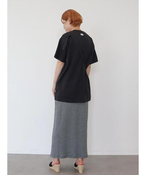 AMERICAN HOLIC（アメリカンホリック）の「【FRUIT OF THE LOOM】カレッジロゴTEE（Tシャツ/カットソー・レディース・ホワイト/ブラック/オレンジ/ミント/ベージュ・L/M）」の20枚目の写真