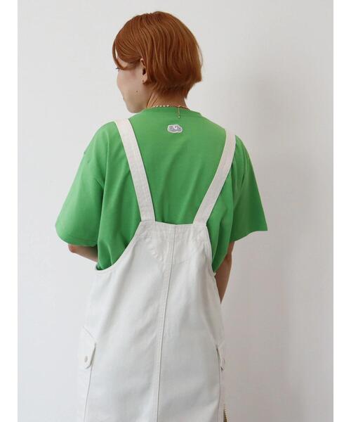 AMERICAN HOLIC（アメリカンホリック）の「【FRUIT OF THE LOOM】カレッジロゴTEE（Tシャツ/カットソー・レディース・ホワイト/ブラック/オレンジ/ミント/ベージュ・L/M）」の22枚目の写真