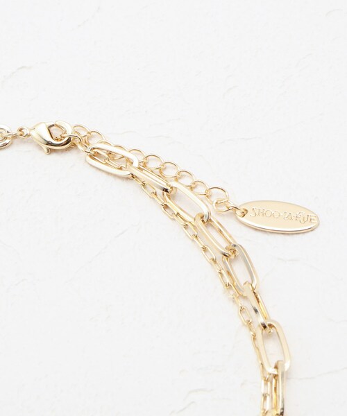 SHOO・LA・RUE（シューラルー）の「◆チェーン&丸プレートネックレス（ネックレス・レディース・シルバー/ゴールド・00）」の7枚目の写真