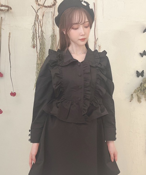 即日発送 bibiy. SWAN FRILL OP スワンフリルワンピース