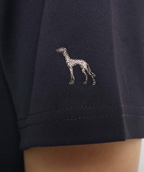 adabat（アダバット）の「◆ハーフジップ 半袖チュニック WEB限定サイズあり（チュニック・レディース・ダークネイビー/グレー系4・36/38/40/42）」の10枚目の写真