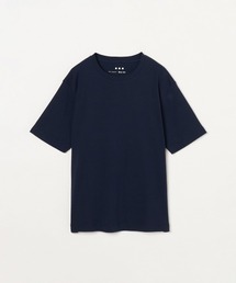 three dots（スリードッツ）の「オーガニックコットンニット クルーネックTシャツ（Tシャツ/カットソー）」