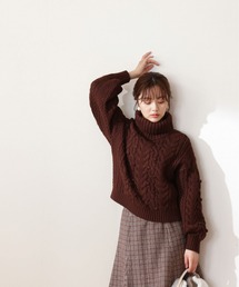 PROPORTION BODY DRESSING | 【美人百花11月号タイアップ 休井美郷さん着用商品】ローゲージショートニット / 1212270903(ニット/セーター)