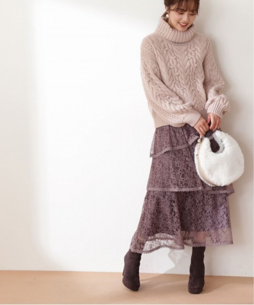 PROPORTION BODY DRESSING（プロポーションボディドレッシング）の「ローゲージショートニット / 1212270903（ニット/セーター・レディース・ピンク/ブラウン/ホワイト系その他/ライトグリーン・FREE）」の6枚目の写真