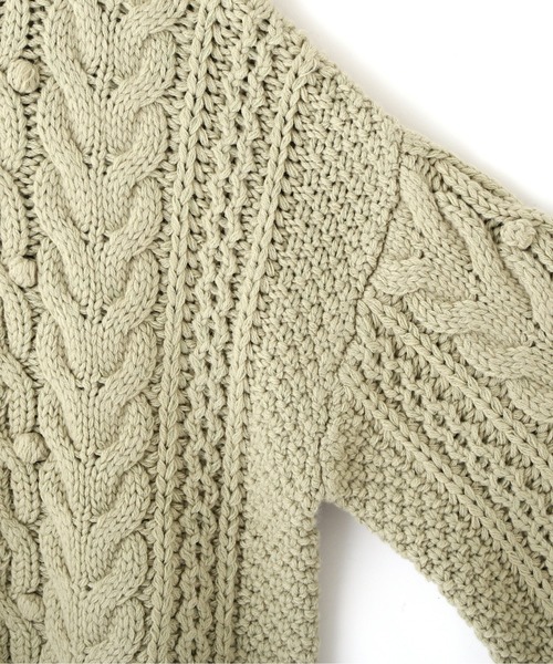 PROPORTION BODY DRESSING（プロポーションボディドレッシング）の「ローゲージショートニット / 1212270903（ニット/セーター・レディース・ピンク/ブラウン/ホワイト系その他/ライトグリーン・FREE）」の16枚目の写真