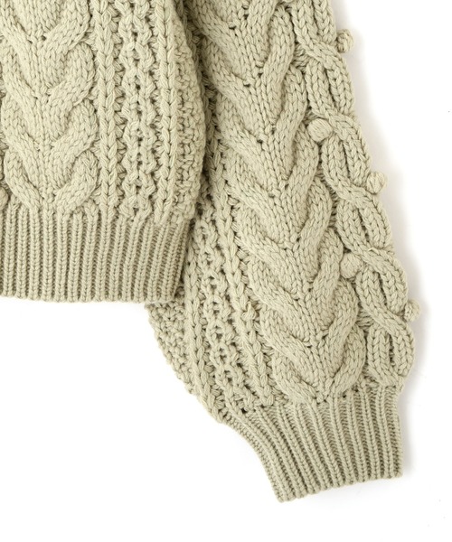 PROPORTION BODY DRESSING（プロポーションボディドレッシング）の「ローゲージショートニット / 1212270903（ニット/セーター・レディース・ピンク/ブラウン/ホワイト系その他/ライトグリーン・FREE）」の18枚目の写真