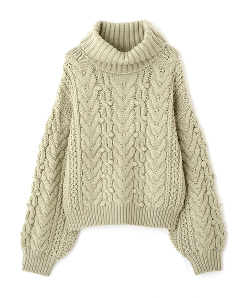 PROPORTION BODY DRESSING（プロポーションボディドレッシング）の「ローゲージショートニット / 1212270903（ニット/セーター・レディース・ピンク/ブラウン/ホワイト系その他/ライトグリーン・FREE）」の19枚目の写真