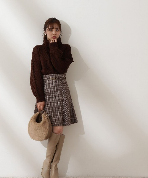 PROPORTION BODY DRESSING（プロポーションボディドレッシング）の「ローゲージショートニット / 1212270903（ニット/セーター・レディース・ピンク/ブラウン/ホワイト系その他/ライトグリーン・FREE）」の12枚目の写真