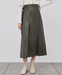 PUBLIC TOKYO | エコレザーハイウエストスカート(スカート)