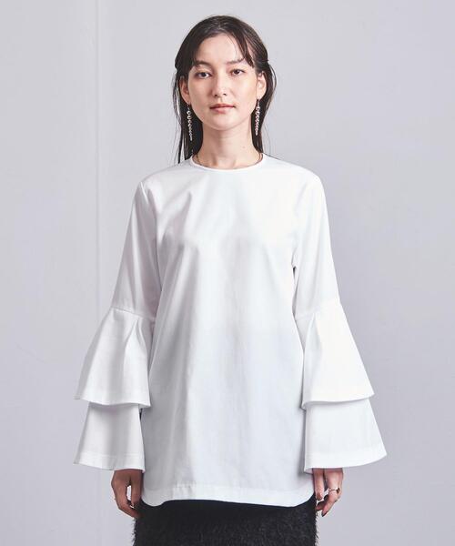 UNITED ARROWS（ユナイテッドアローズ）の「C フレアスリーブ ブラウス