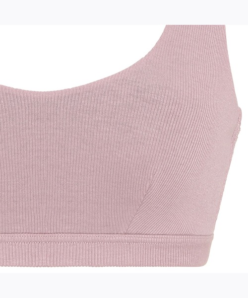 AMOSTYLE BY Triumph（アモスタイルバイトリンプ）の「【肌触りの良い綿混リブ素材を使用】AMOSTYLEシンプルナイトブラ コンフォートタッチ AMST1363 N-Top4 JX（ナイトブラ・レディース・ライラック/グレー・L/LL/M）」の7枚目の写真